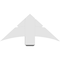 Ekena Millwork Alberta Architectural Grade PVC Gable Bracket, 36"W x 16 1/2"H x 6"D x 6"F, 11/12 Pitch GBP036X17X0606ALB00 - alternate 5